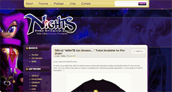 Desktop Screenshot of nightsintodreams.com