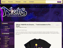 Tablet Screenshot of nightsintodreams.com